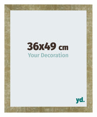 Mura MDF Photo Frame 36x49cm Or Antique Front Size | Yourdecoration.com