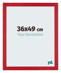 Mura MDF Photo Frame 36x49cm Rouge Front Size | Yourdecoration.com