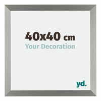 Mura MDF Photo Frame 40x40cm Champagne Front Size | Yourdecoration.com