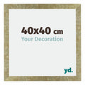 Mura MDF Photo Frame 40x40cm Gold Antique Front Size | Yourdecoration.com