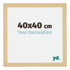 Mura MDF Photo Frame 40x40cm Maple Decor Front Size | Yourdecoration.com