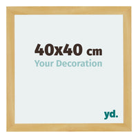 Mura MDF Photo Frame 40x40cm Pine Design Front Size | Yourdecoration.com