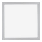 Mura MDF Photo Frame 40x40cm Silver Matte Front | Yourdecoration.com
