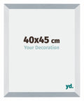 Mura MDF Photo Frame 40x45cm Aluminum Brushed Front Size | Yourdecoration.com