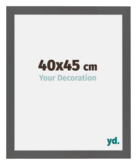 Mura MDF Photo Frame 40x45cm Anthracite Size | Yourdecoration.com