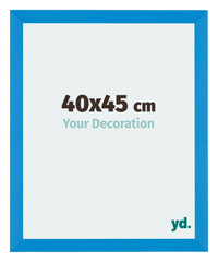 Mura MDF Photo Frame 40x45cm Bright Blue Front Size | Yourdecoration.com