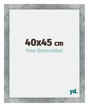 Mura MDF Photo Frame 40x45cm Iron Swept Front Size | Yourdecoration.com