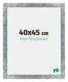 Mura MDF Photo Frame 40x45cm Iron Swept Front Size | Yourdecoration.com