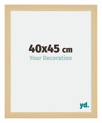 Mura MDF Photo Frame 40x45cm Maple Decor Front Size | Yourdecoration.com