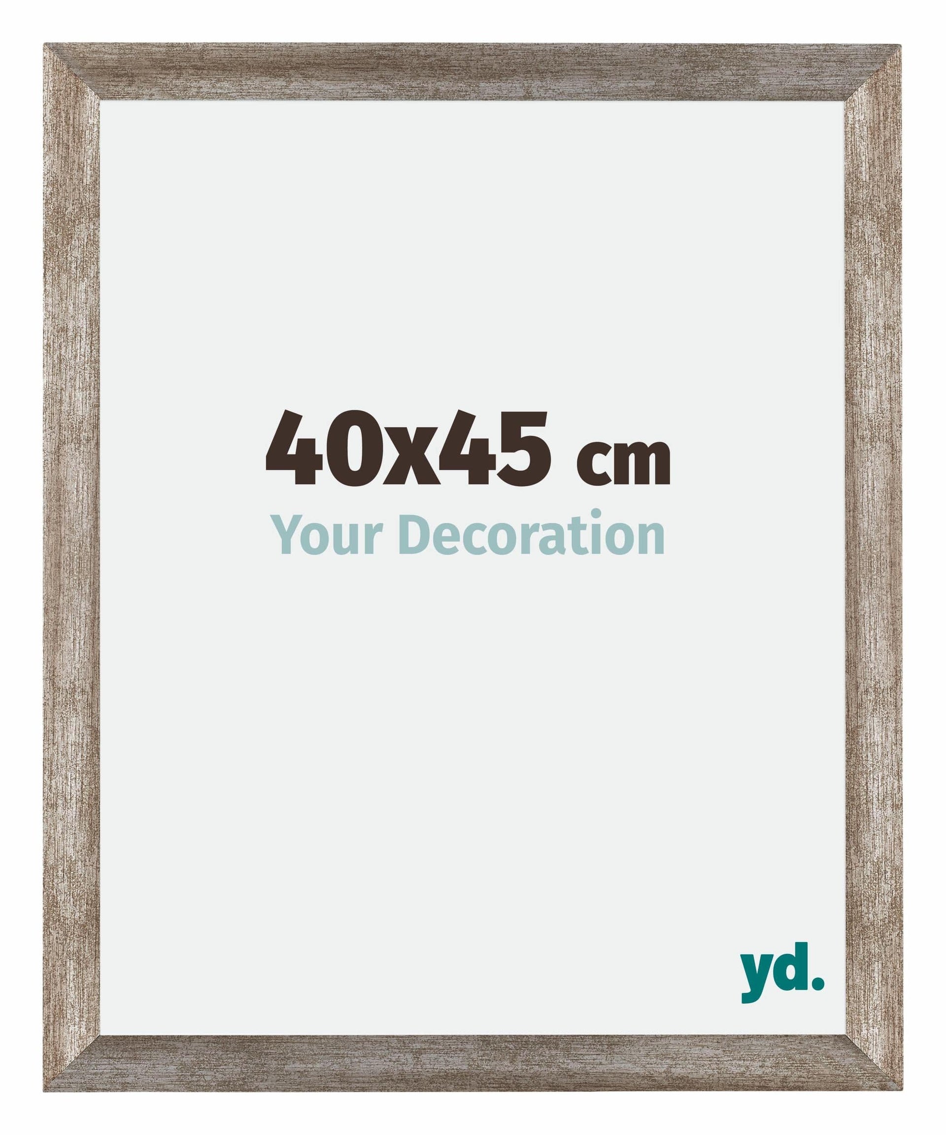 Mura MDF Photo Frame 40x45cm Metal Vintage Front Size | Yourdecoration.com