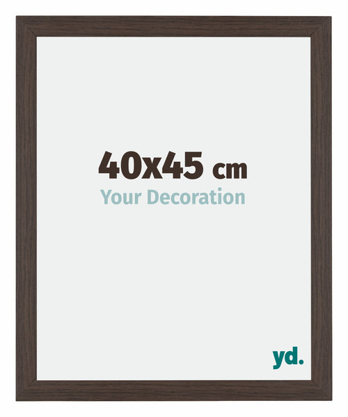 Mura MDF Photo Frame 40x45cm Oak Dark Front Size | Yourdecoration.com