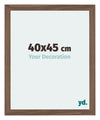 Mura MDF Photo Frame 40x45cm Walnut Dark Front Size | Yourdecoration.com