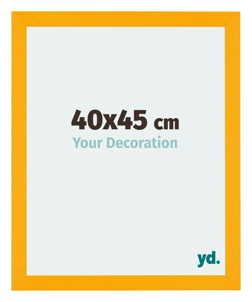 Mura MDF Photo Frame 40x45cm Yellow Front Size | Yourdecoration.com