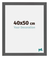 Mura MDF Photo Frame 40x50cm Anthracite Size | Yourdecoration.com