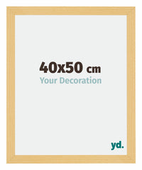 Mura MDF Photo Frame 40x50cm Beech Design Front Size | Yourdecoration.com