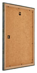 Mura MDF Photo Frame 40x50cm Blue Gold Melange Back Oblique | Yourdecoration.com