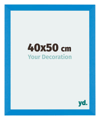 Mura MDF Photo Frame 40x50cm Bright Blue Front Size | Yourdecoration.com