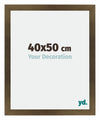Mura MDF Photo Frame 40x50cm Bronze Design Front Size | Yourdecoration.com