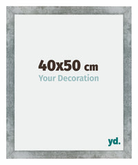 Mura MDF Photo Frame 40x50cm Iron Swept Front Size | Yourdecoration.com
