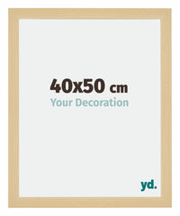 Mura MDF Photo Frame 40x50cm Maple Decor Front Size | Yourdecoration.com