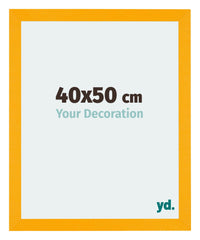 Mura MDF Photo Frame 40x50cm Yellow Front Size | Yourdecoration.com