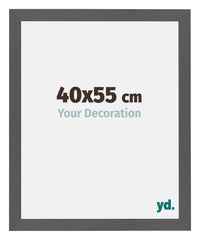 Mura MDF Photo Frame 40x55cm Anthracite Size | Yourdecoration.com