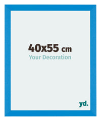 Mura MDF Photo Frame 40x55cm Bright Blue Front Size | Yourdecoration.com