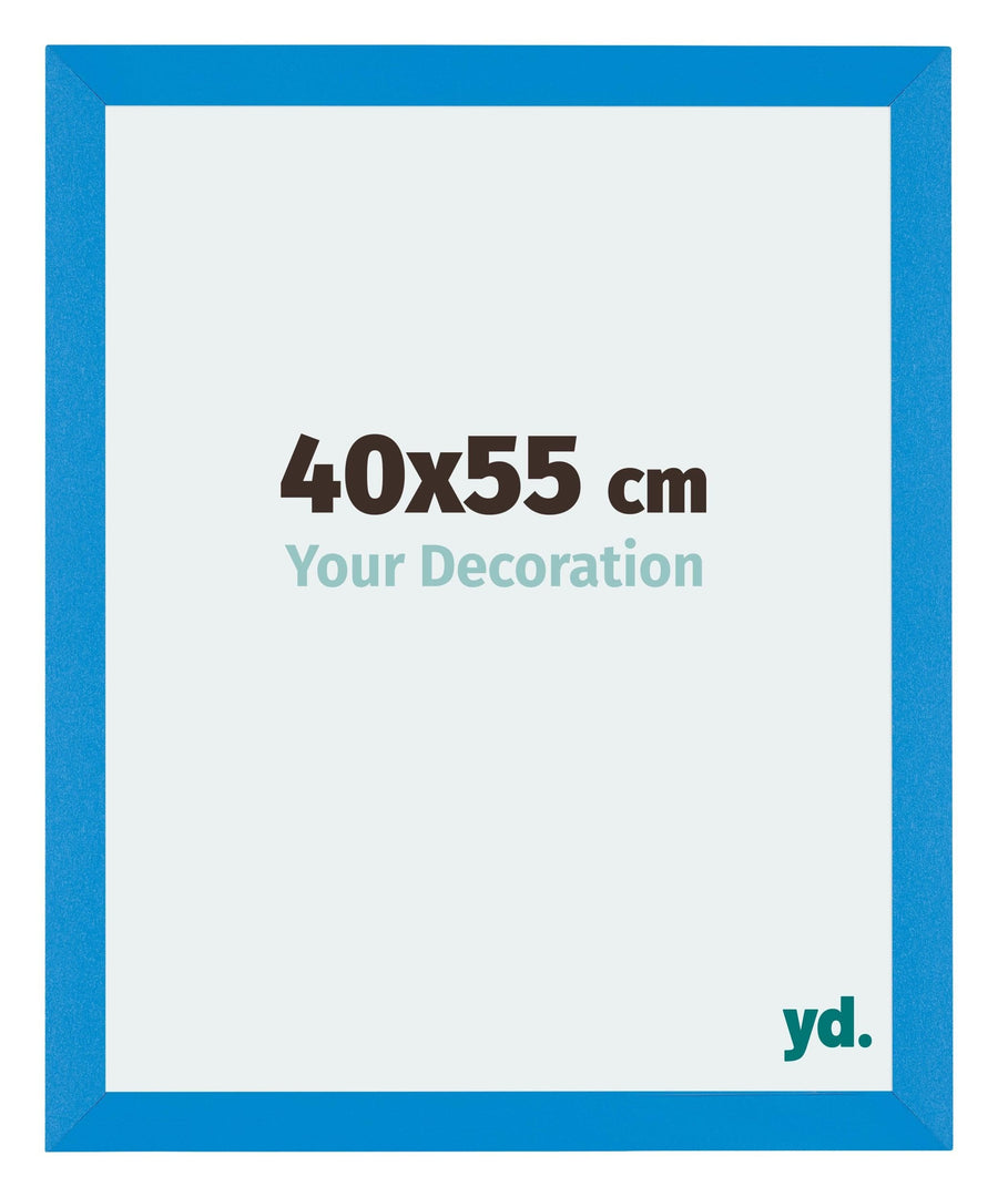 Mura MDF Photo Frame 40x55cm Bright Blue Front Size | Yourdecoration.com