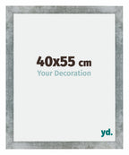 Mura MDF Photo Frame 40x55cm Iron Swept Front Size | Yourdecoration.com