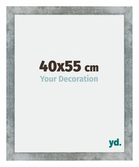 Mura MDF Photo Frame 40x55cm Iron Swept Front Size | Yourdecoration.com