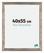Mura MDF Photo Frame 40x55cm Metal Vintage Front Size | Yourdecoration.com