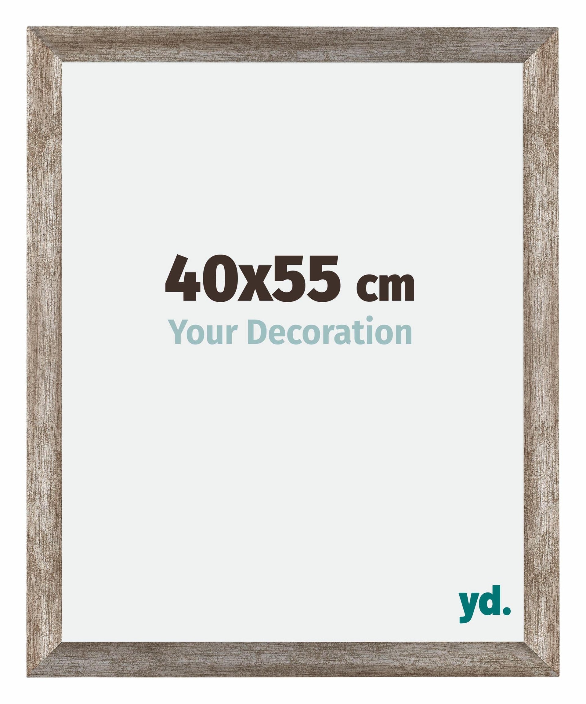 Mura MDF Photo Frame 40x55cm Metal Vintage Front Size | Yourdecoration.com