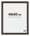 Mura MDF Photo Frame 40x55cm Oak Dark Front Size | Yourdecoration.com