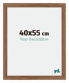 Mura MDF Photo Frame 40x55cm Oak Rustic Front Size | Yourdecoration.com