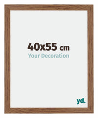Mura MDF Photo Frame 40x55cm Oak Rustic Front Size | Yourdecoration.com