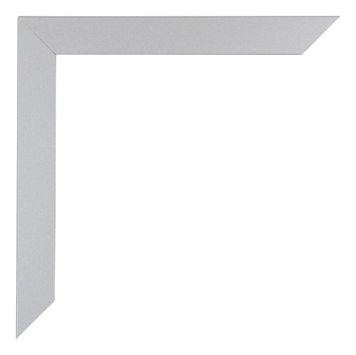 Mura MDF Photo Frame 40x55cm Silver Matte Detail Corner | Yourdecoration.com