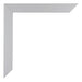 Mura MDF Photo Frame 40x55cm Silver Matte Detail Corner | Yourdecoration.com