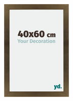 Mura MDF Photo Frame 40x60cm Bronze Design Front Size | Yourdecoration.com