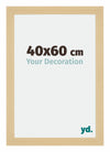 Mura MDF Photo Frame 40x60cm Maple Decor Front Size | Yourdecoration.com