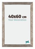 Mura MDF Photo Frame 40x60cm Metal Vintage Front Size | Yourdecoration.com