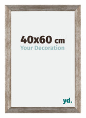 Mura MDF Photo Frame 40x60cm Metal Vintage Front Size | Yourdecoration.com