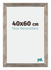 Mura MDF Photo Frame 40x60cm Metal Vintage Front Size | Yourdecoration.com