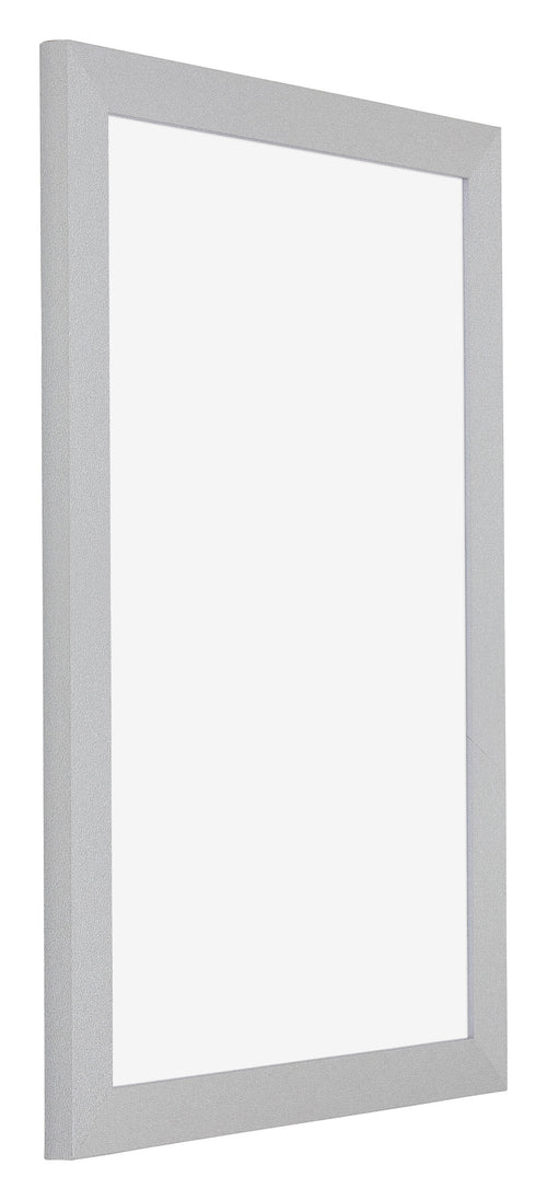 Mura MDF Photo Frame 40x60cm Silver Matte Front Oblique | Yourdecoration.com