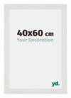 Mura MDF Photo Frame 40x60cm White Matte Front Size | Yourdecoration.com