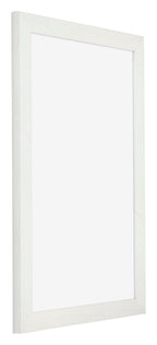 Mura MDF Photo Frame 40x60cm White Wiped Front Oblique | Yourdecoration.com