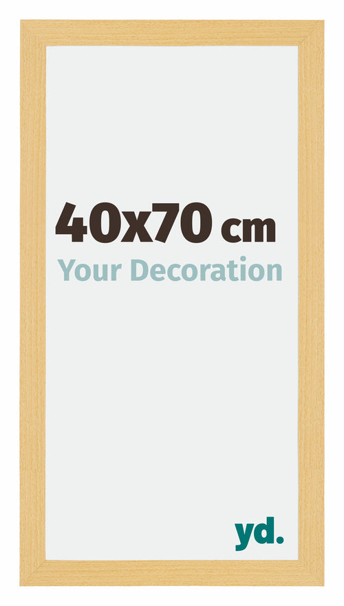Mura MDF Photo Frame 40x70cm Beech Design Front Size | Yourdecoration.com