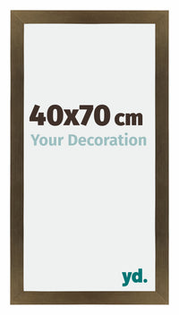 Mura MDF Photo Frame 40x70cm Bronze Design Front Size | Yourdecoration.com