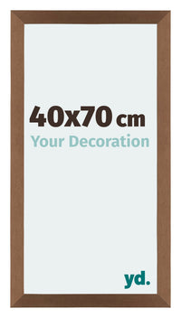 Mura MDF Photo Frame 40x70cm Copper Design Front Size | Yourdecoration.com