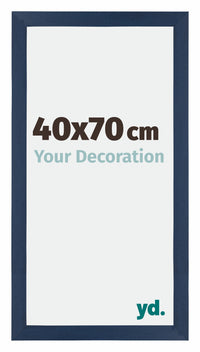 Mura MDF Photo Frame 40x70cm Dark Blue Swept Front Size | Yourdecoration.com