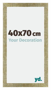 Mura MDF Photo Frame 40x70cm Gold Antique Front Size | Yourdecoration.com